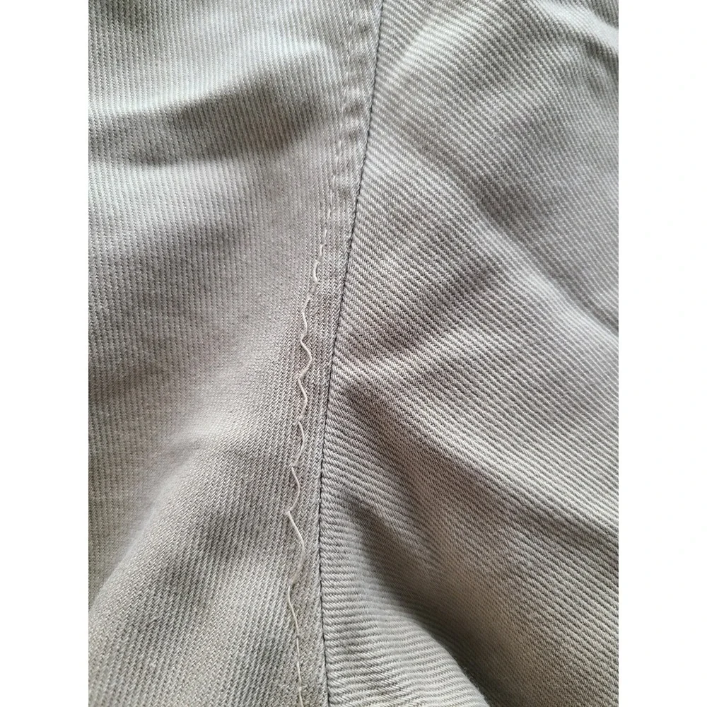 Vintage Banana Republic Safari Shorts Gurkha 30 Khaki Cotton Zimbabwe Belt Flaw